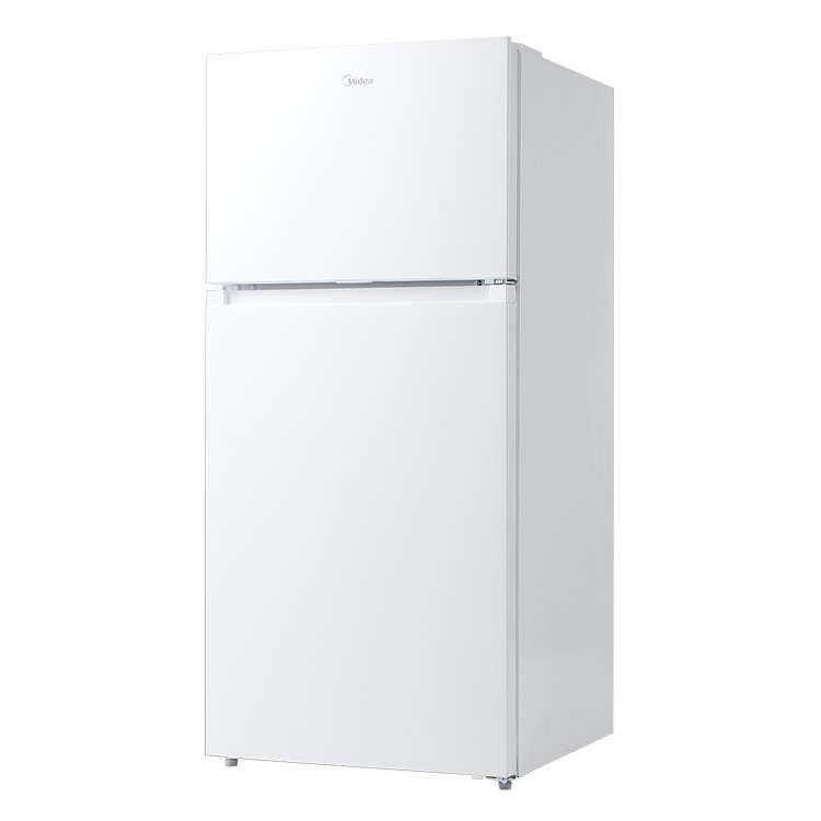 Midea - 28 Inch 14.2 cu. ft Top Mount Refrigerator in White - MRT14D2BWW
