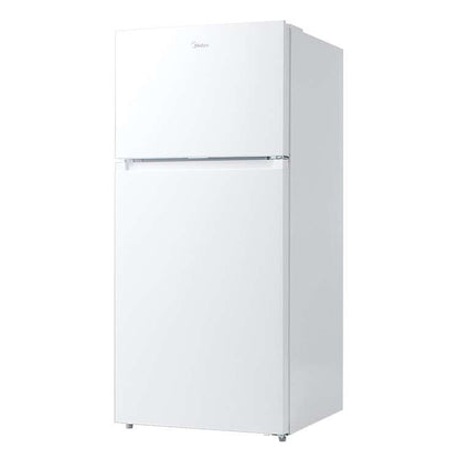 Midea - 28 Inch 14.2 cu. ft Top Mount Refrigerator in White - MRT14D2BWW