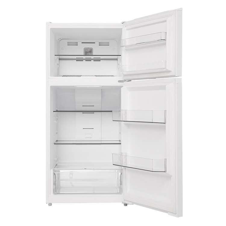 Midea - 28 Inch 14.2 cu. ft Top Mount Refrigerator in White - MRT14D2BWW