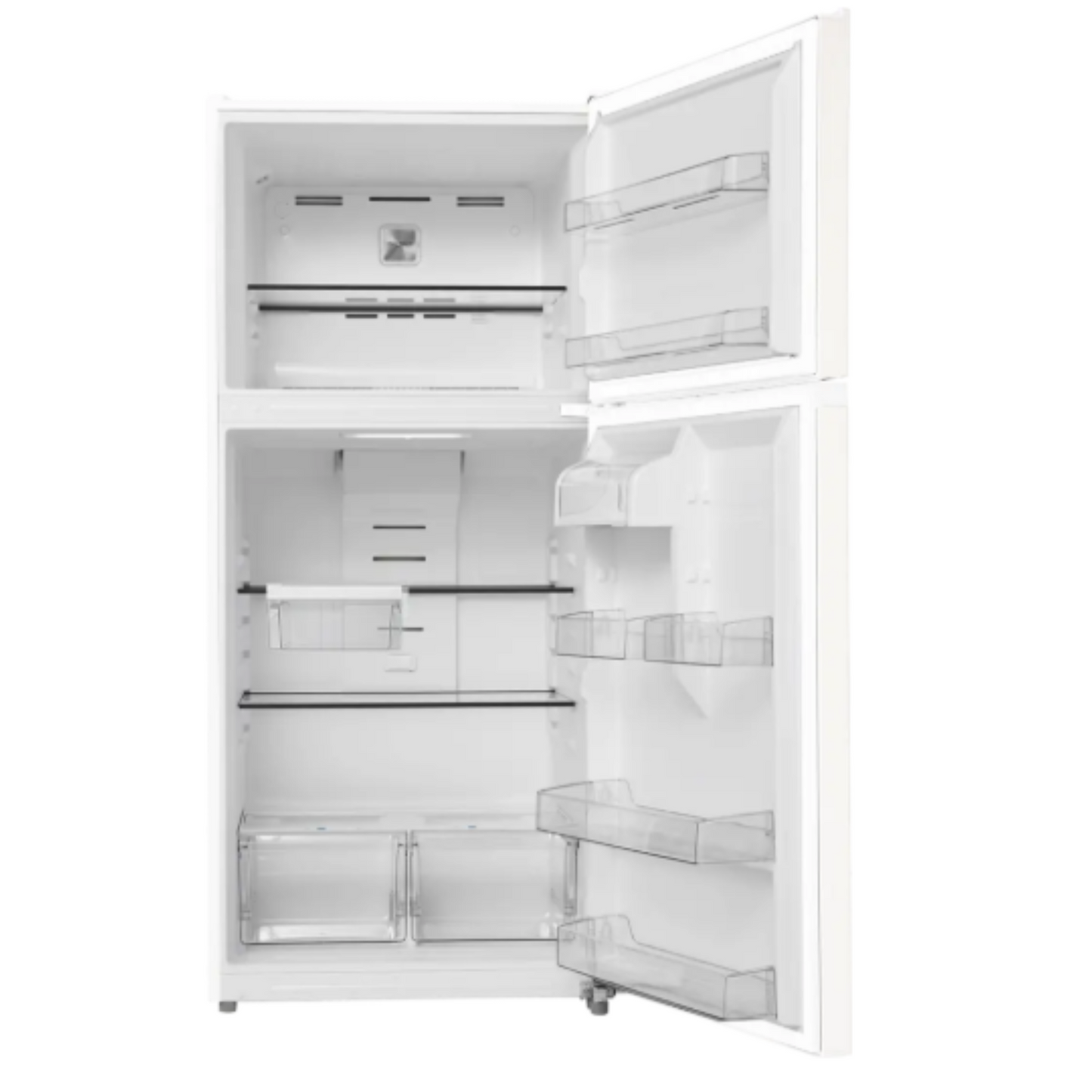 Midea - 30 Inch 18 cu. ft Top Mount Refrigerator in White - MRT18D3BWW