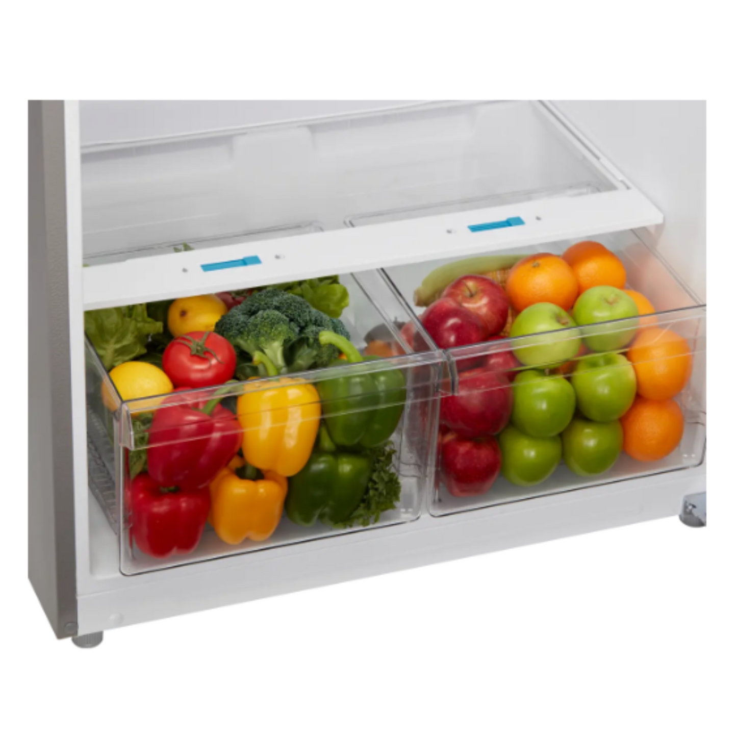 Midea - 30 Inch 18 cu. ft Top Mount Refrigerator in White - MRT18D3BWW