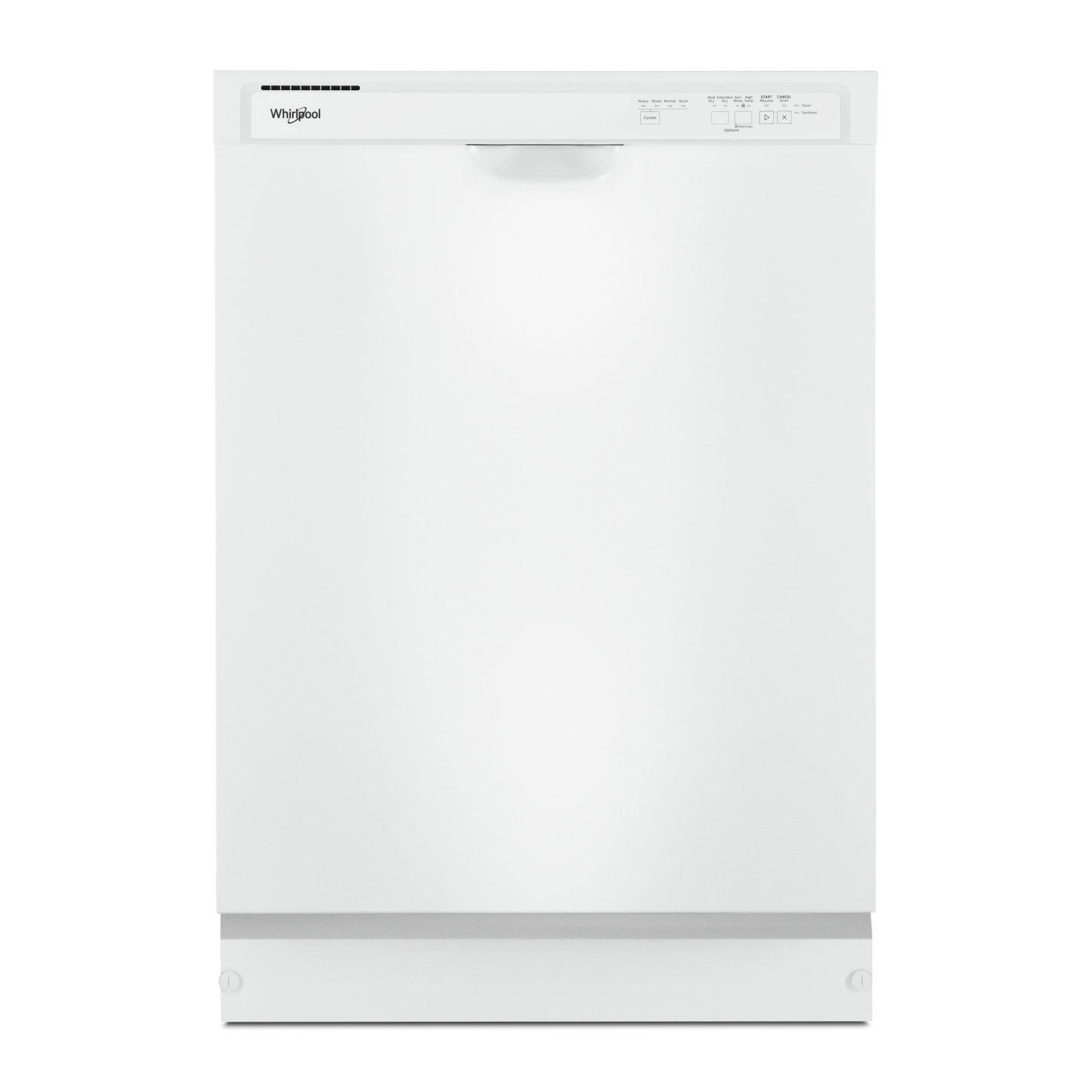 Whirlpool - 57 dBA Built In Dishwasher in White - WDF341PAPW