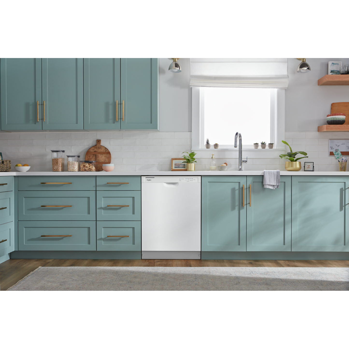 Whirlpool - 57 dBA Built In Dishwasher in White - WDF341PAPW