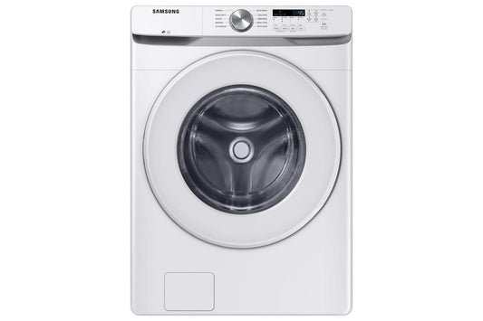 Samsung - 5.2 cu. Ft  Front Load Washer in White - WF45T6000AW