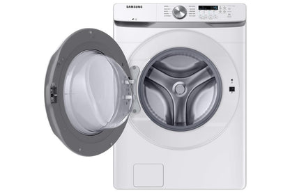 Samsung - 5.2 cu. Ft  Front Load Washer in White - WF45T6000AW