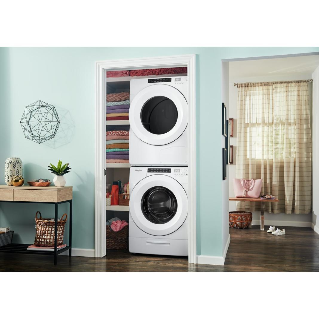 Whirlpool - 5.0 cu. Ft  Front Load Washer in White - WFW560CHW