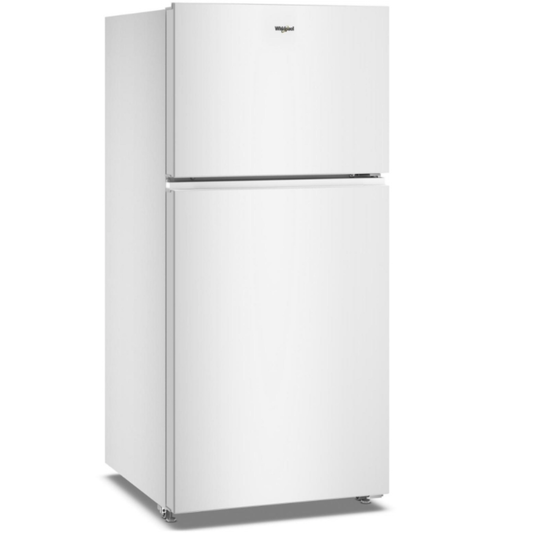 Whirlpool - 30 Inch 19 cu. ft Top Mount Refrigerator in White - WRTX5419SW