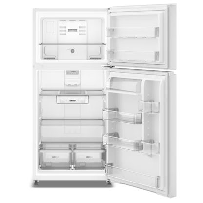 Whirlpool - 30 Inch 19 cu. ft Top Mount Refrigerator in White - WRTX5419SW