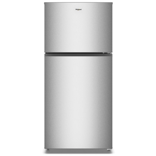 Whirlpool - 30 Inch 19 cu. ft Top Mount Refrigerator in Stainless - WRTX5419SZ