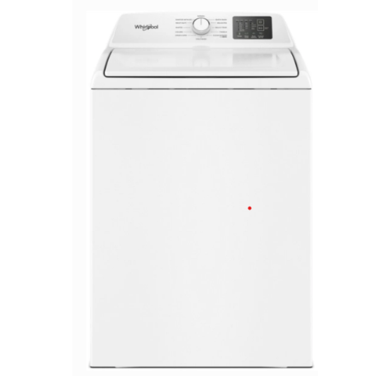 Whirlpool - 4.6 cu. Ft  Top Load Washer in White - WTW4105SW