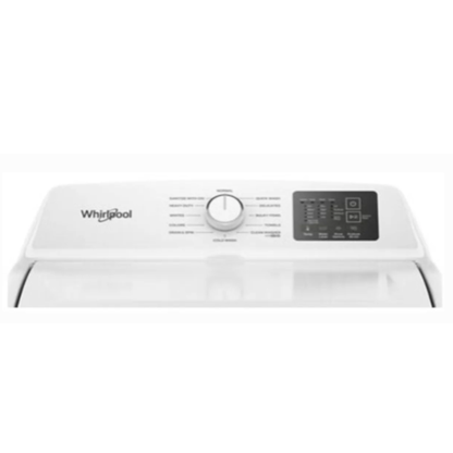 Whirlpool - 4.6 cu. Ft  Top Load Washer in White - WTW4105SW
