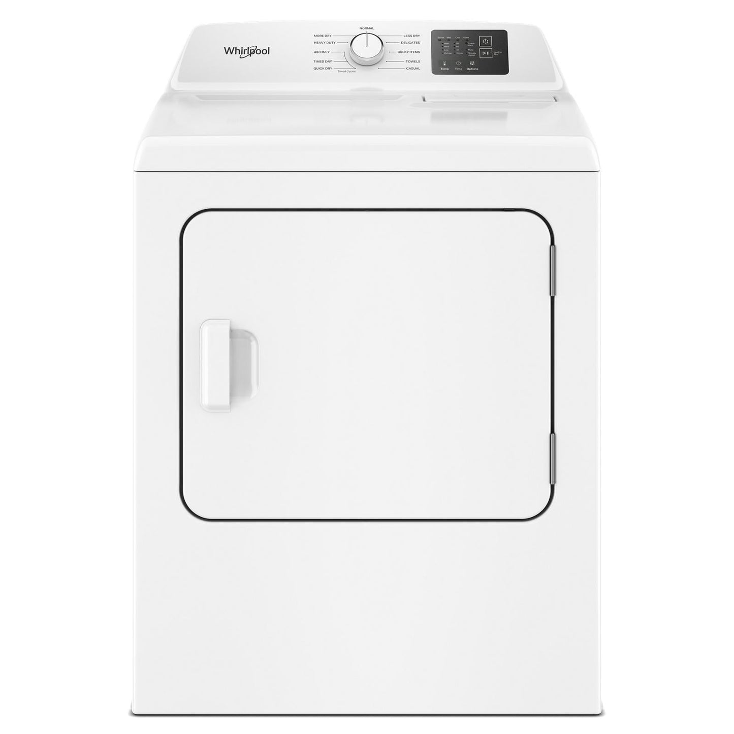 Whirlpool - 7 cu. Ft  Vented Electric Dryer in White - YWED4105SW