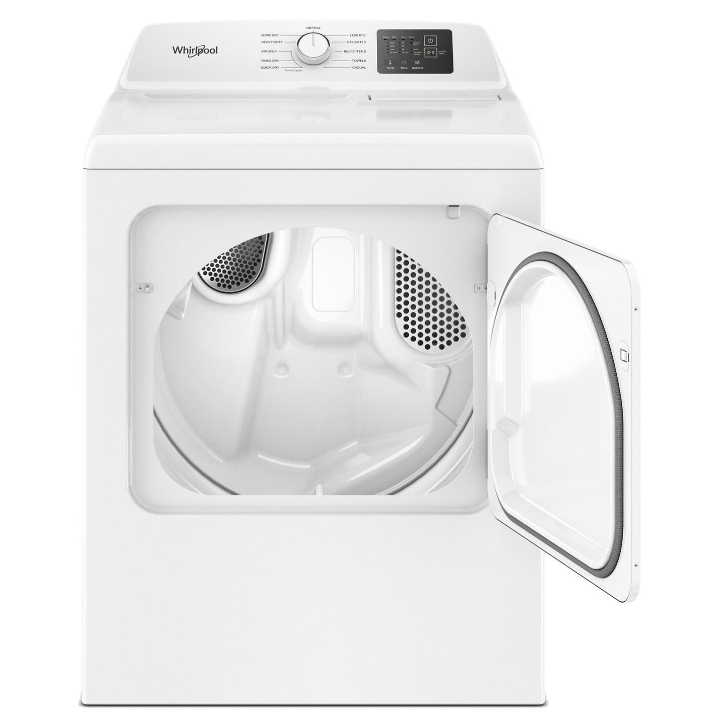 Whirlpool - 7 cu. Ft  Vented Electric Dryer in White - YWED4105SW