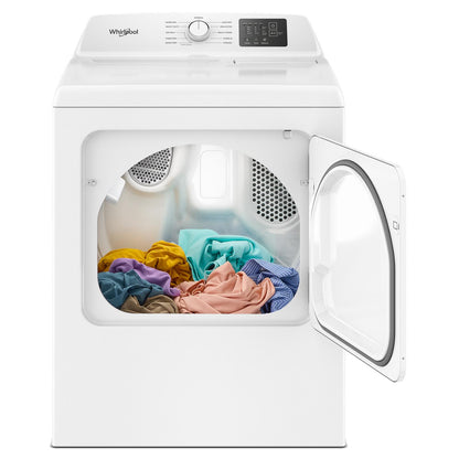 Whirlpool - 7 cu. Ft  Vented Electric Dryer in White - YWED4105SW