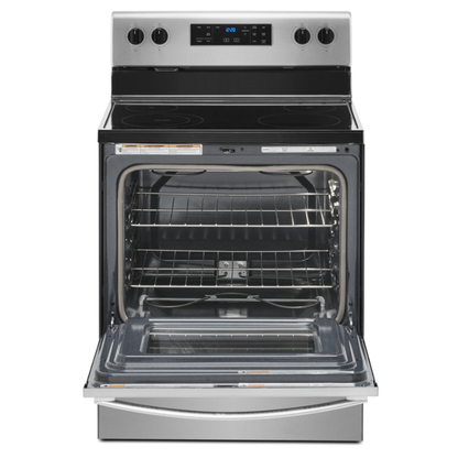 Whirlpool - 5.3 cu. ft  Electric Range in Stainless - YWFE515S0JS