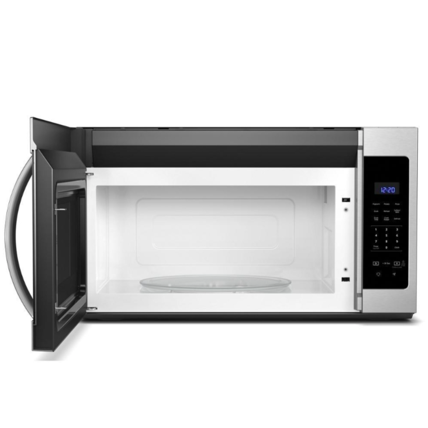 Whirlpool - 1.7 cu. Ft  Over the range Microwave in Stainless - YWMH31017HS