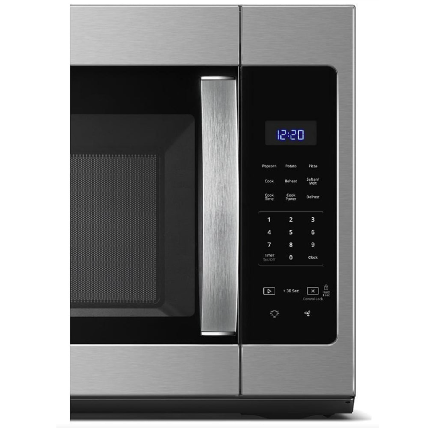 Whirlpool - 1.7 cu. Ft  Over the range Microwave in Stainless - YWMH31017HS