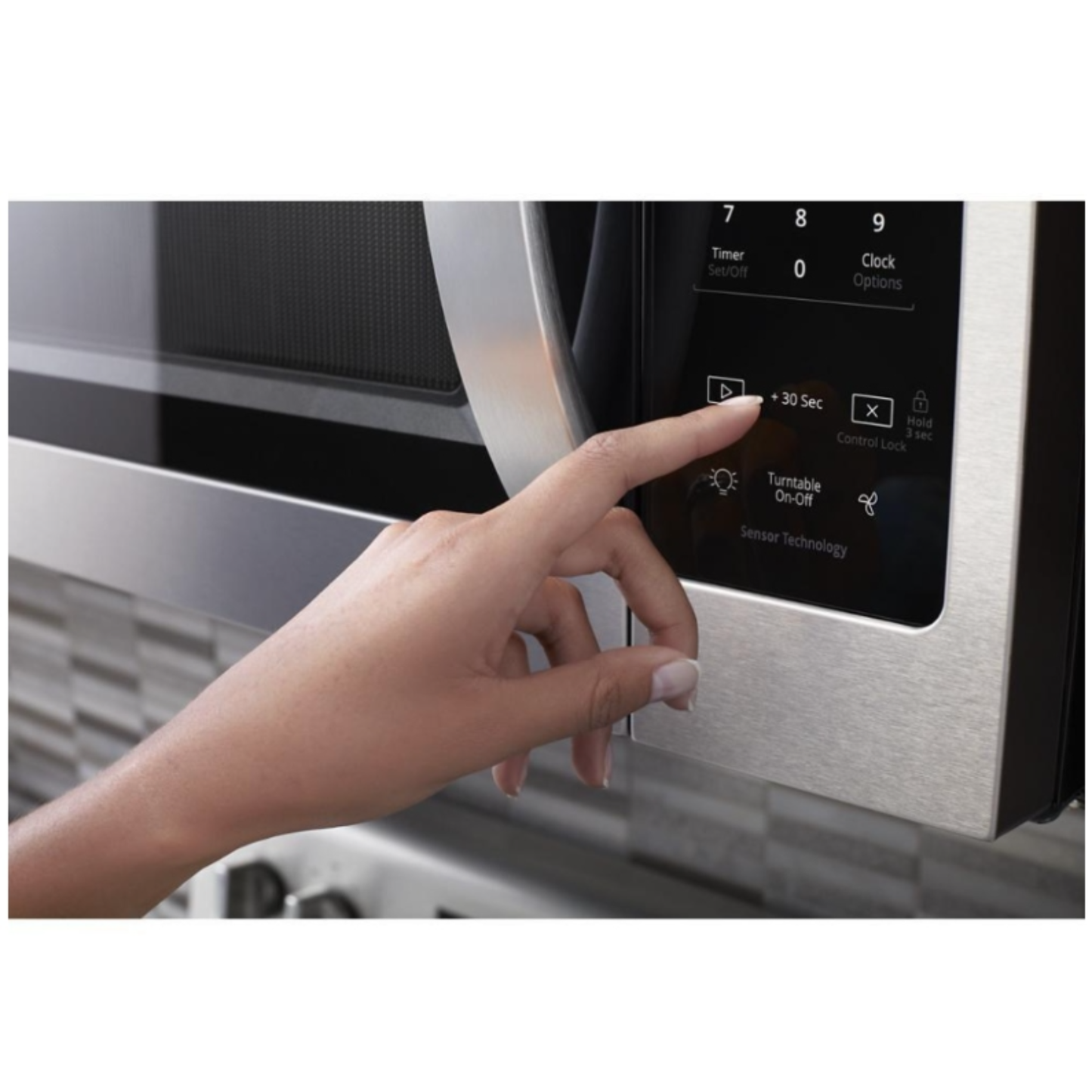 Whirlpool - 1.7 cu. Ft  Over the range Microwave in Stainless - YWMH31017HS