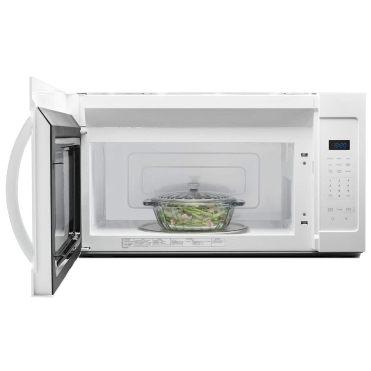Whirlpool - 1.7 cu. Ft  Over the range Microwave in White - YWMH31017HW