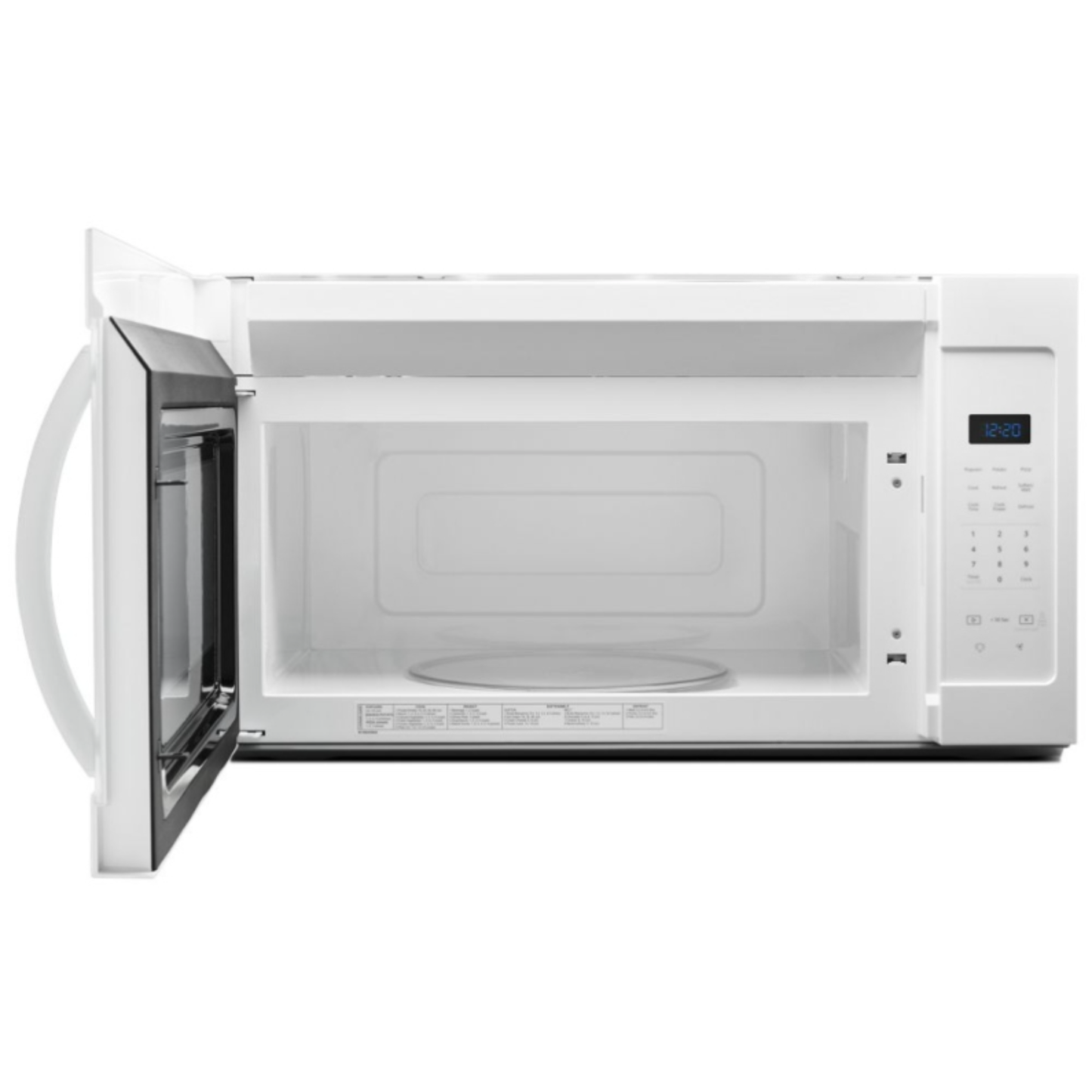 Whirlpool - 1.7 cu. Ft  Over the range Microwave in White - YWMH31017HW